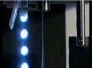 Encapsulator B-395 Pro - Influence of flow rate on droplet formation