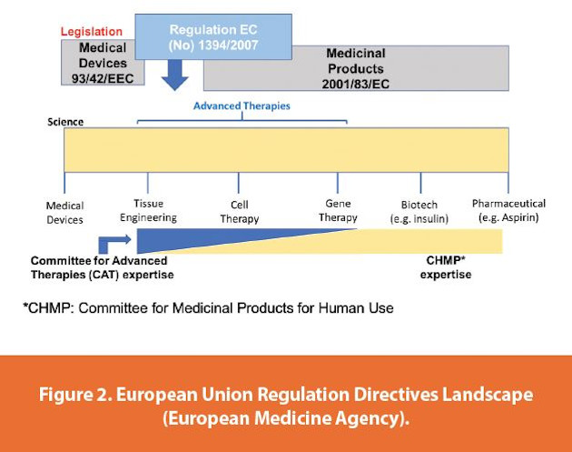 European Union Regulation Directives Landscape (European Medicine Agency).