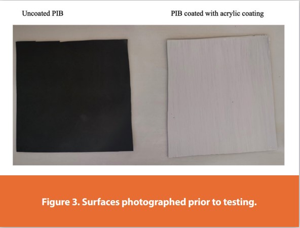 Figure 3. Surfaces photographed prior to testing.