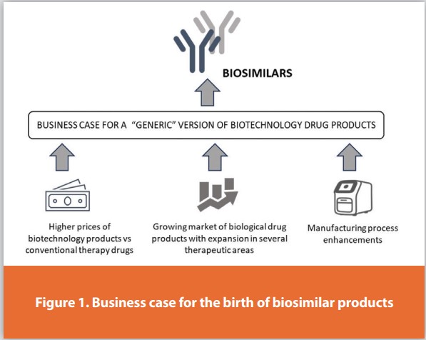Figure 1. Business case for the birth of biosimilar products