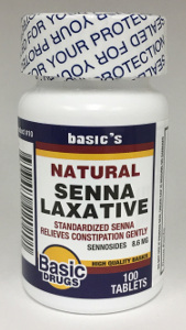 of Senna Laxative tablets, 8.6mg Sennosides